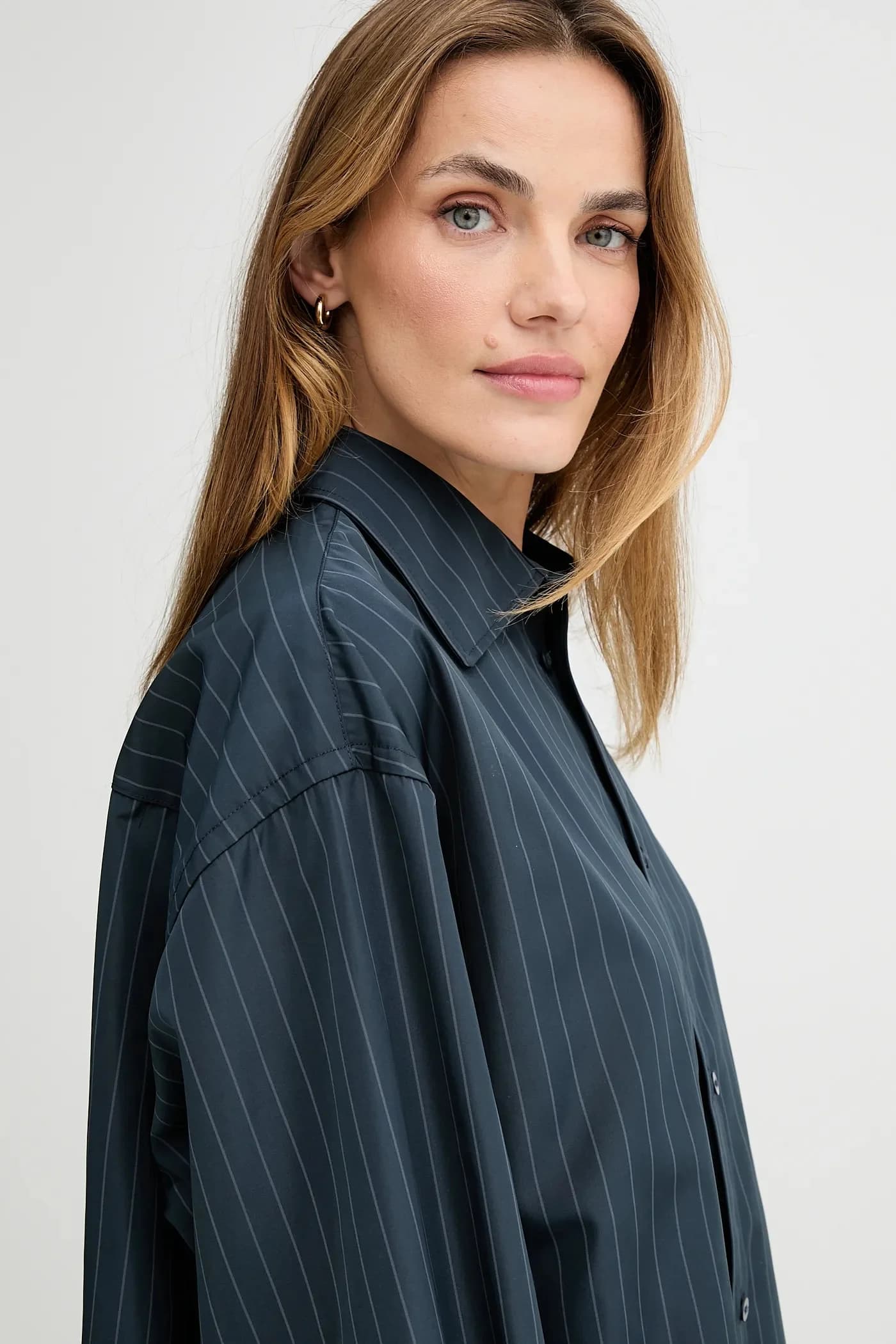 Тканое платье оверсайз - фото 4