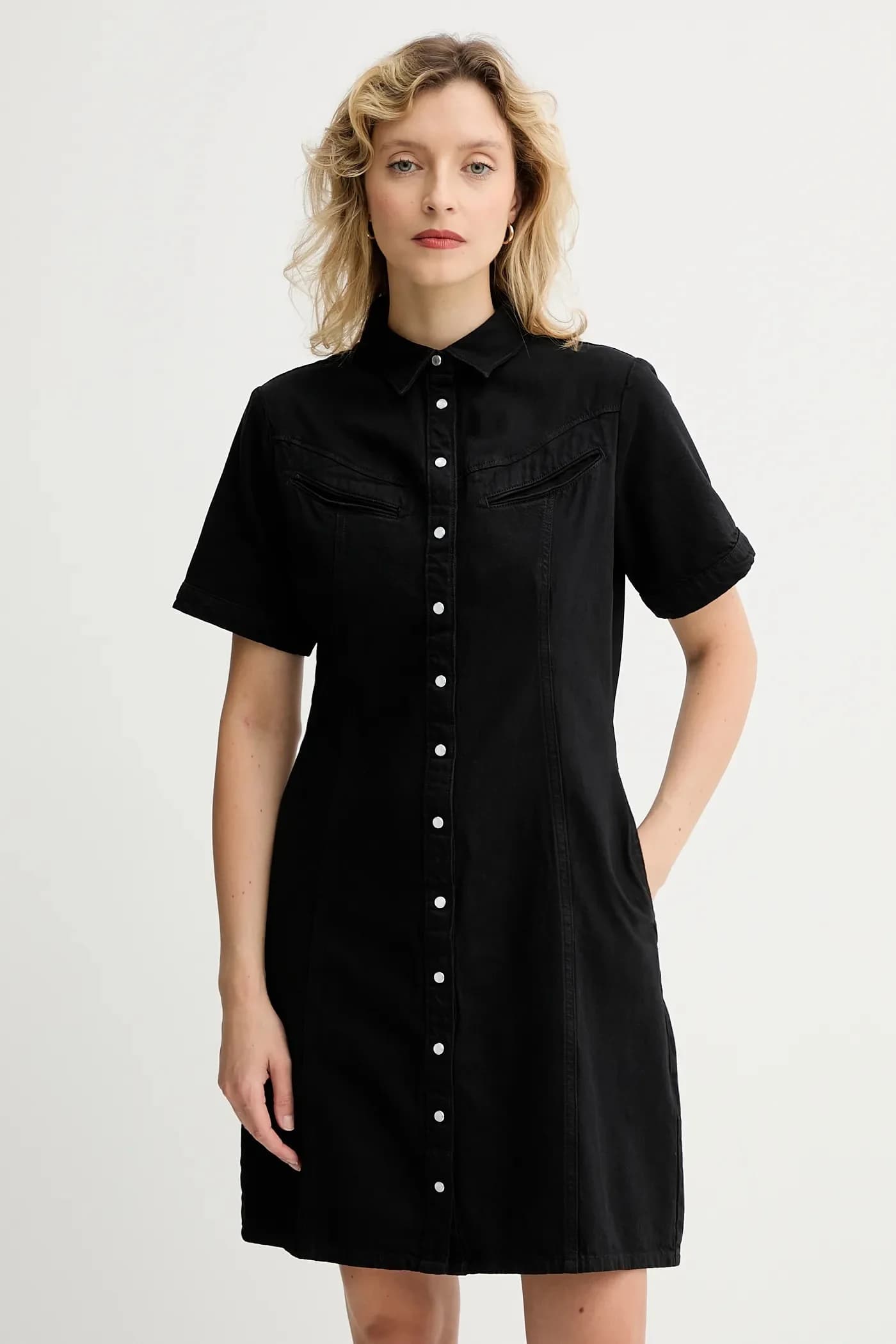 Джинсовое платье