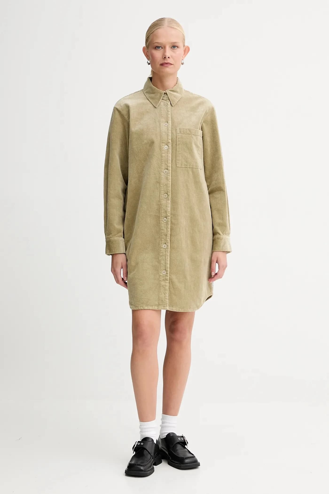 Вельветовое платье - фото 2