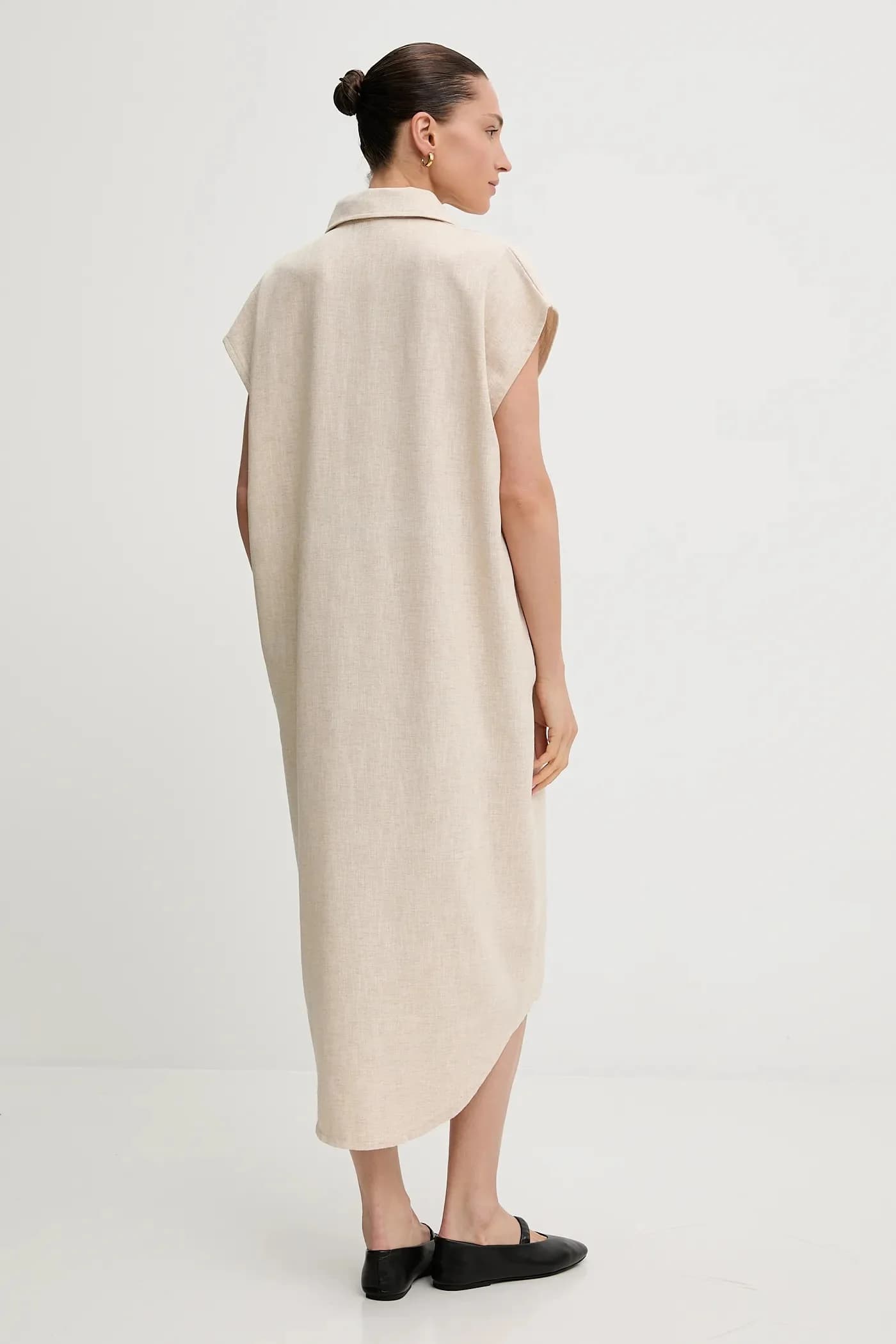 Льняное платье - фото 3