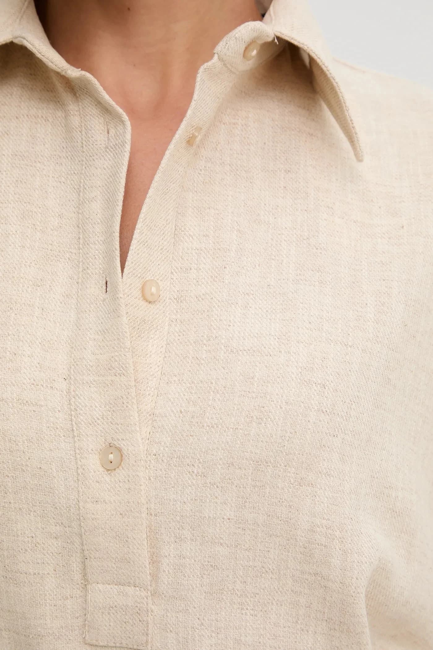 Льняное платье - фото 5