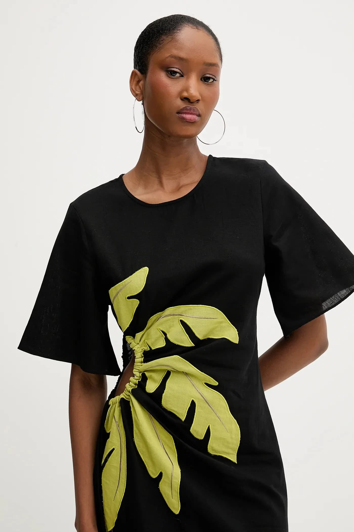 Льняное платье - фото 4