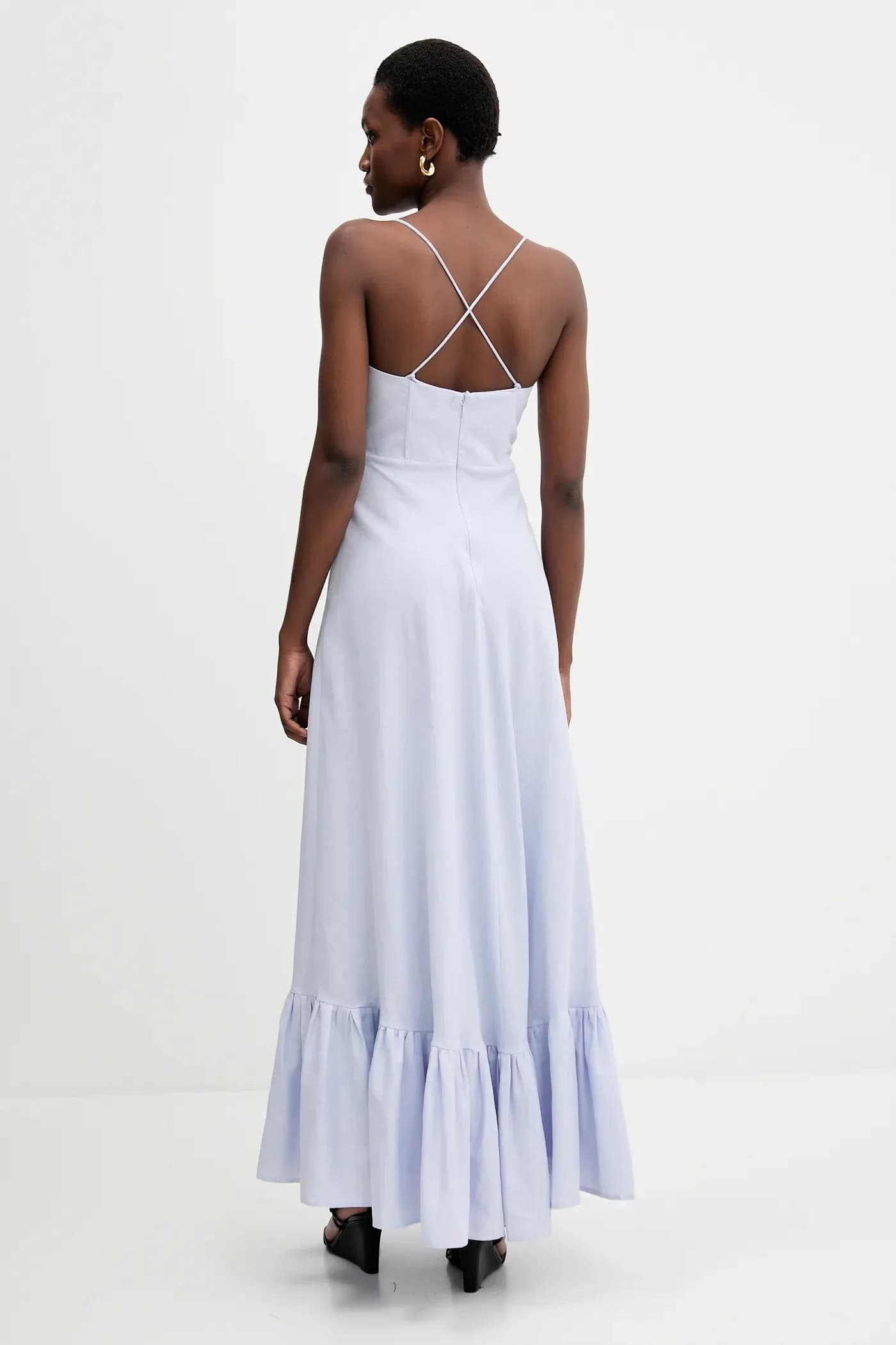 Льняное платье - фото 3