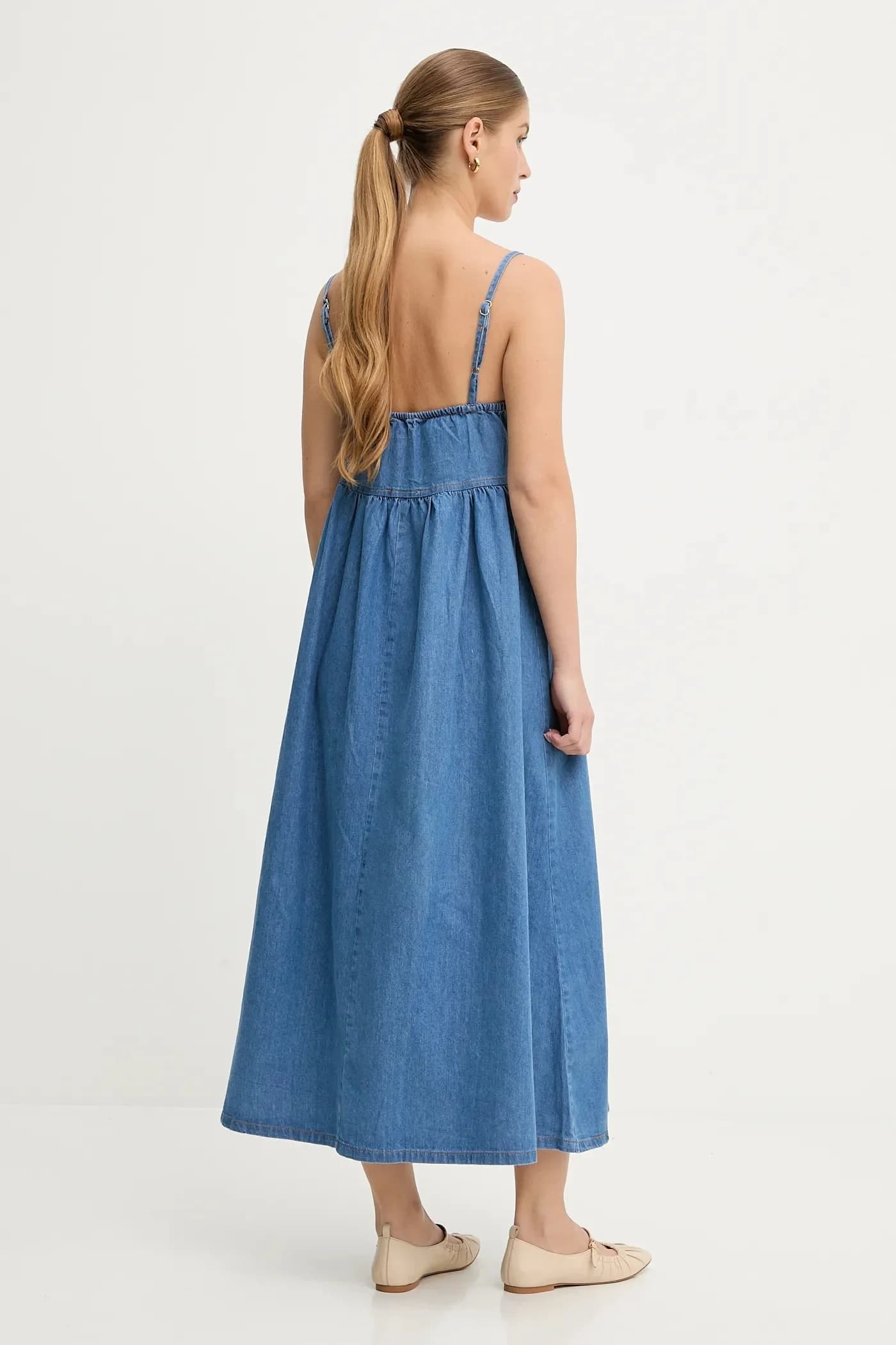 Джинсовое платье - фото 3