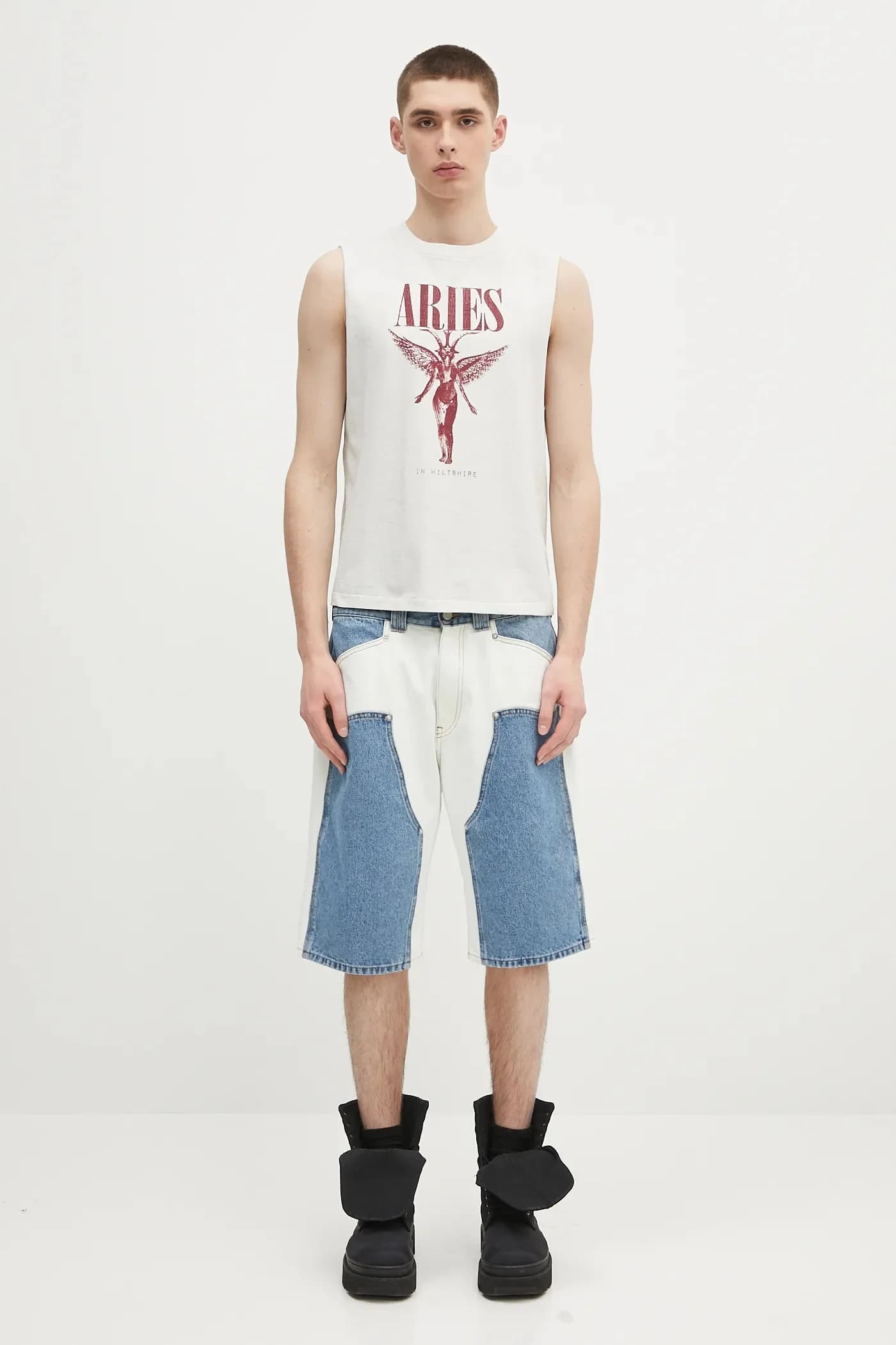 Хлопковая футболка Faded Nirvana Muscle Vest - фото 9