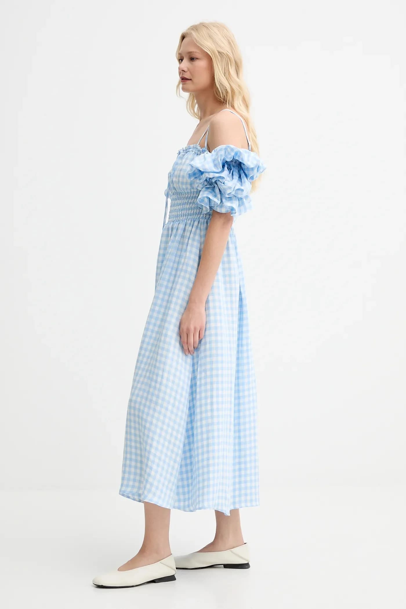 Льняное платье - фото 3