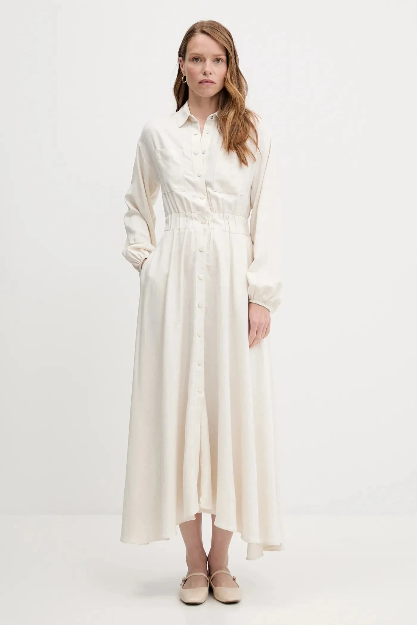 Платье Answear Lab из льна - фото 2