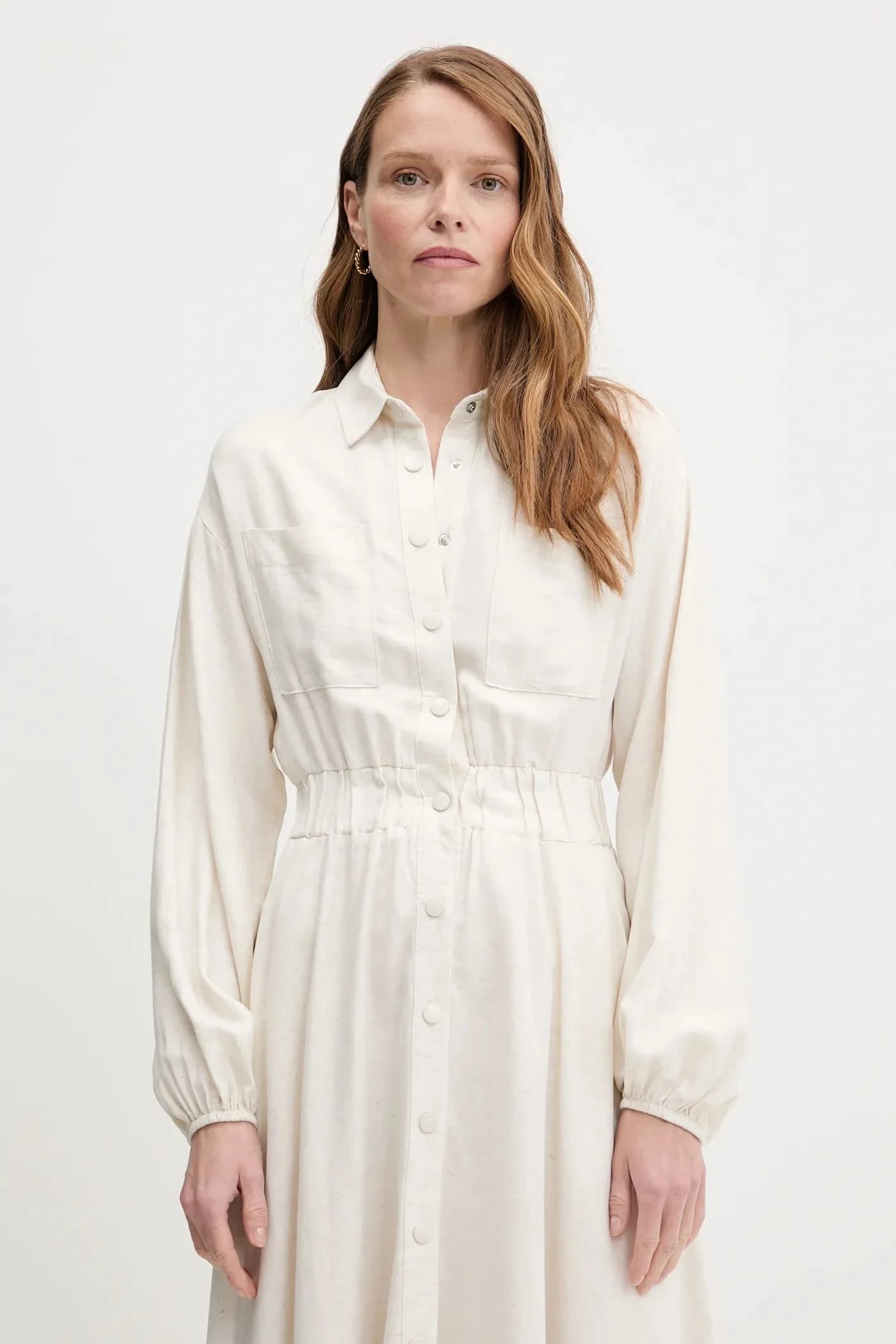 Платье Answear Lab из льна - фото 4