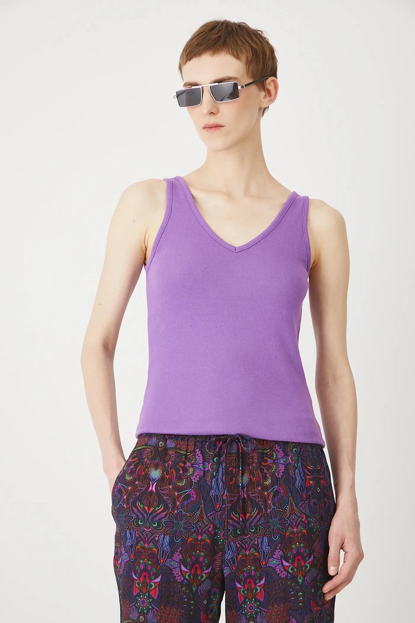 Хлопковый топ - фото 4