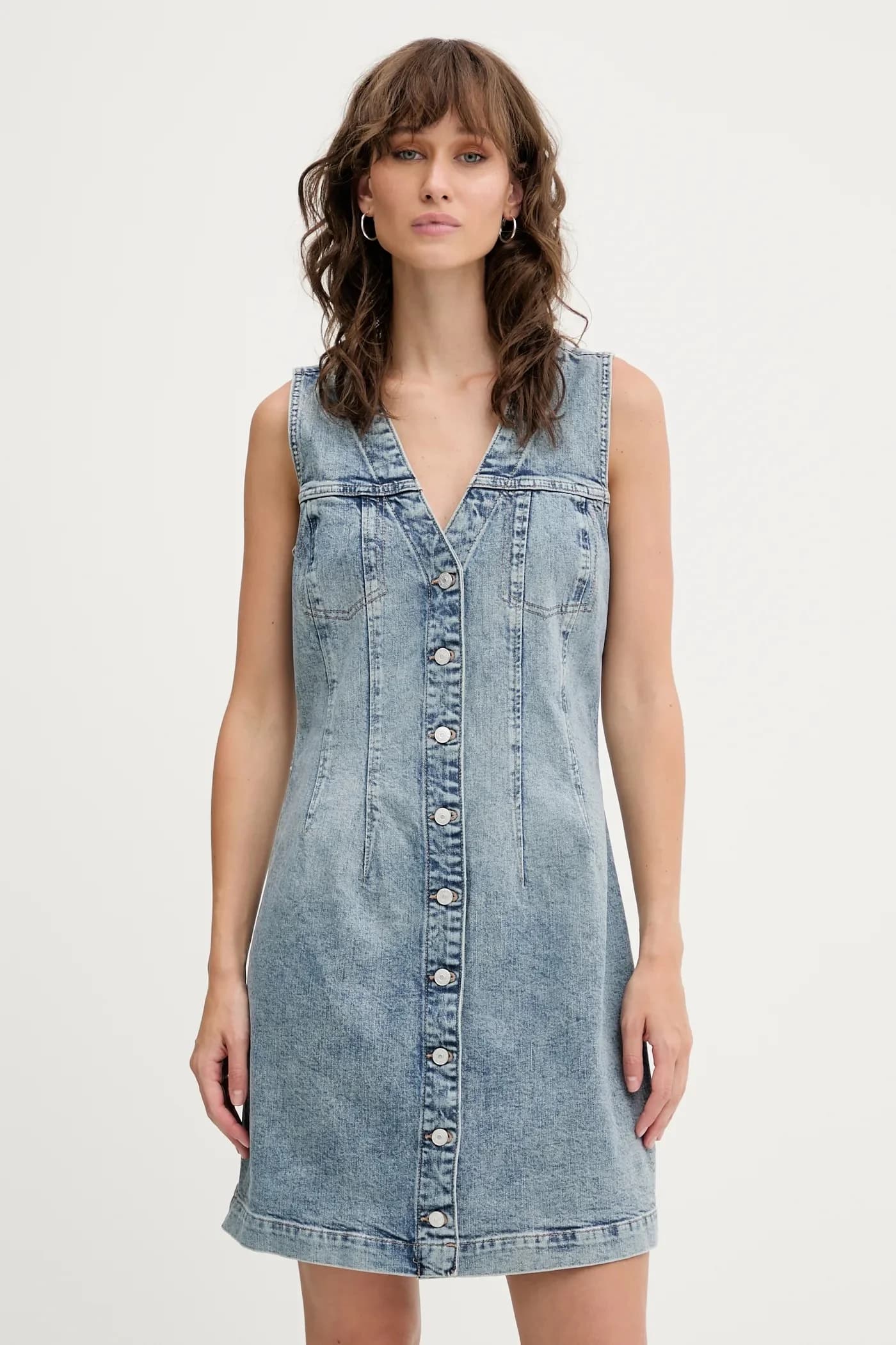 Джинсовое платье