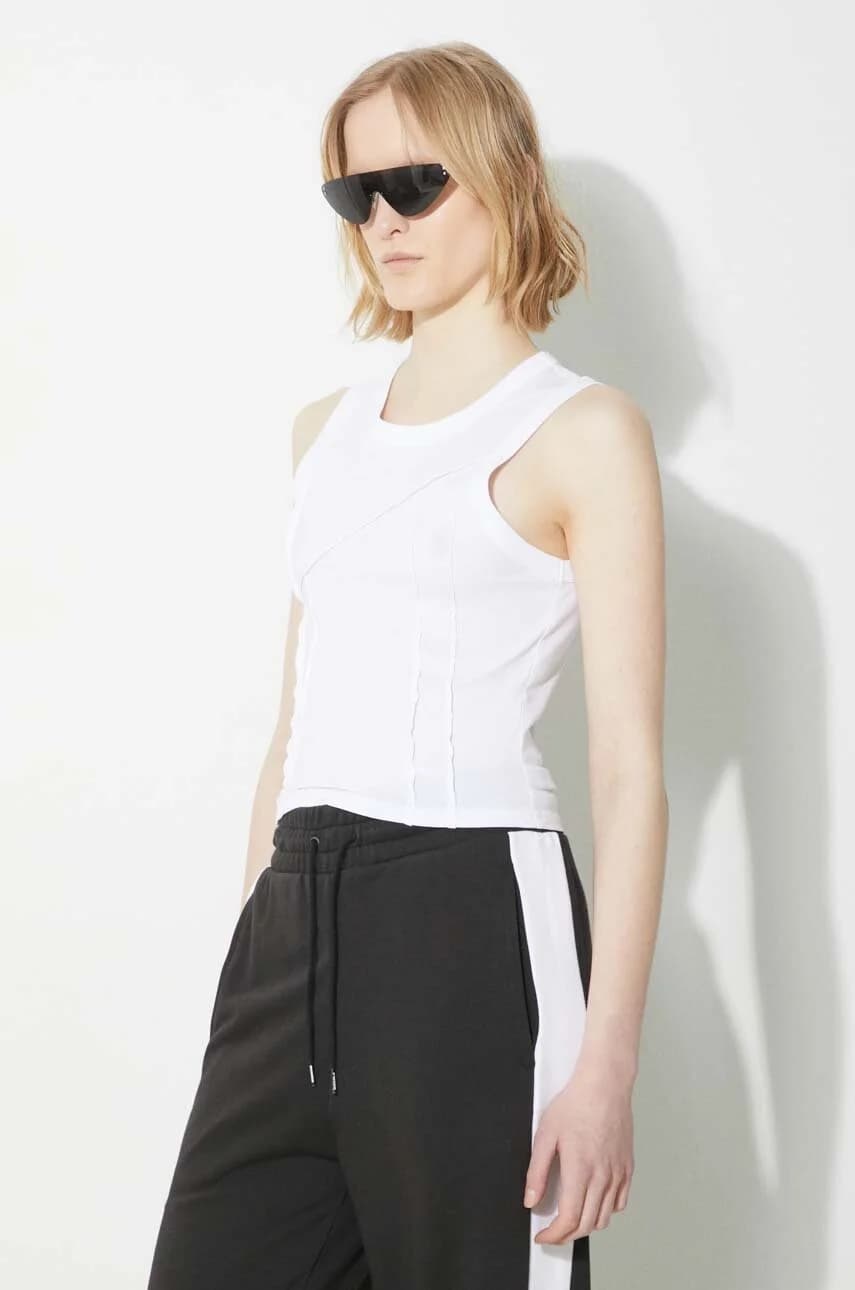 Майка Top Fragment белая - фото 4