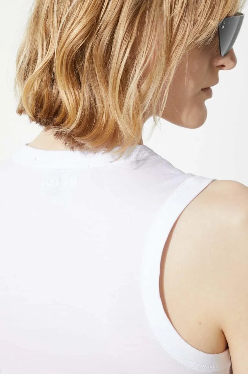 Майка Top Fragment белая - фото 6