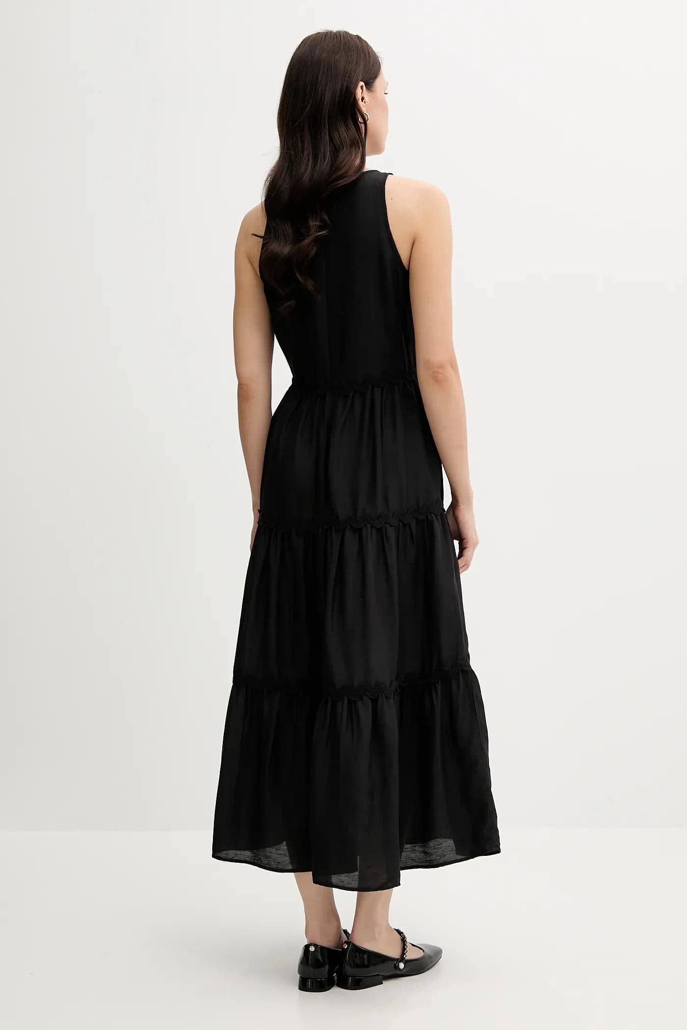 Платье из смесового льна - фото 2