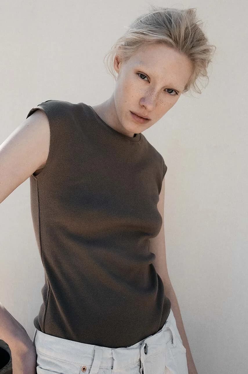 хлопковый топ TETE