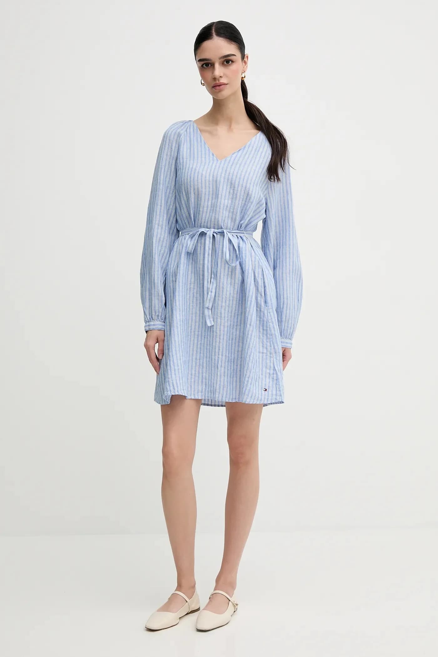 Льняное платье - фото 2