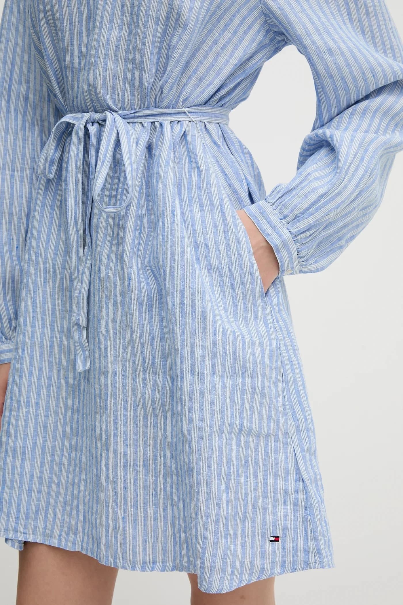 Льняное платье - фото 5