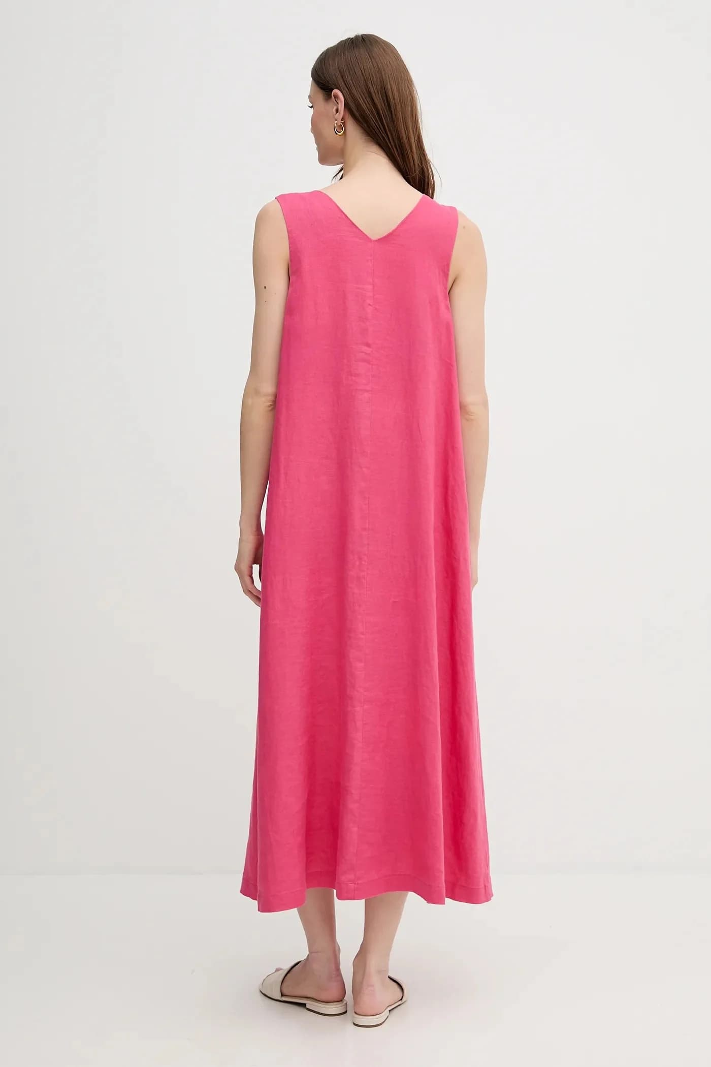 Льняное платье - фото 3