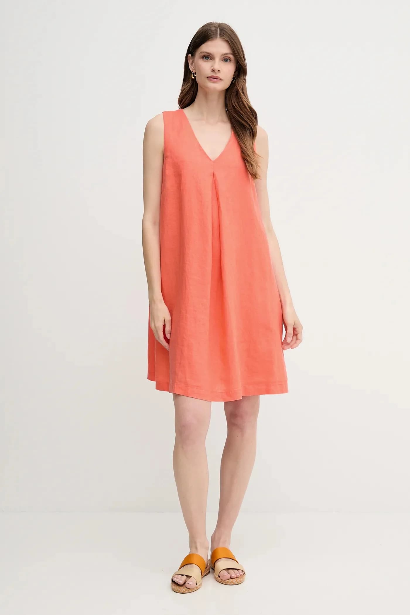 Льняное платье - фото 2