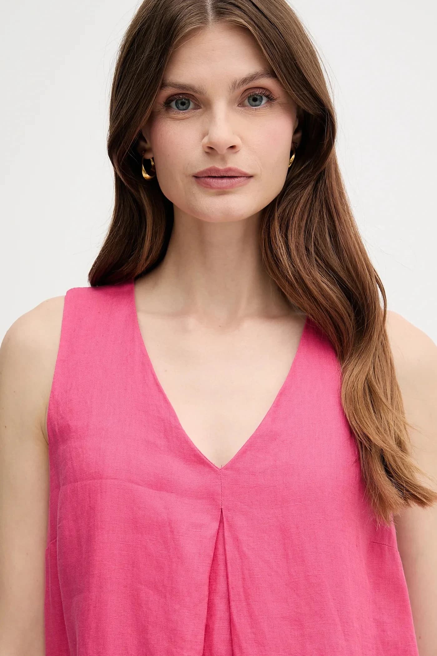 Льняное платье - фото 4