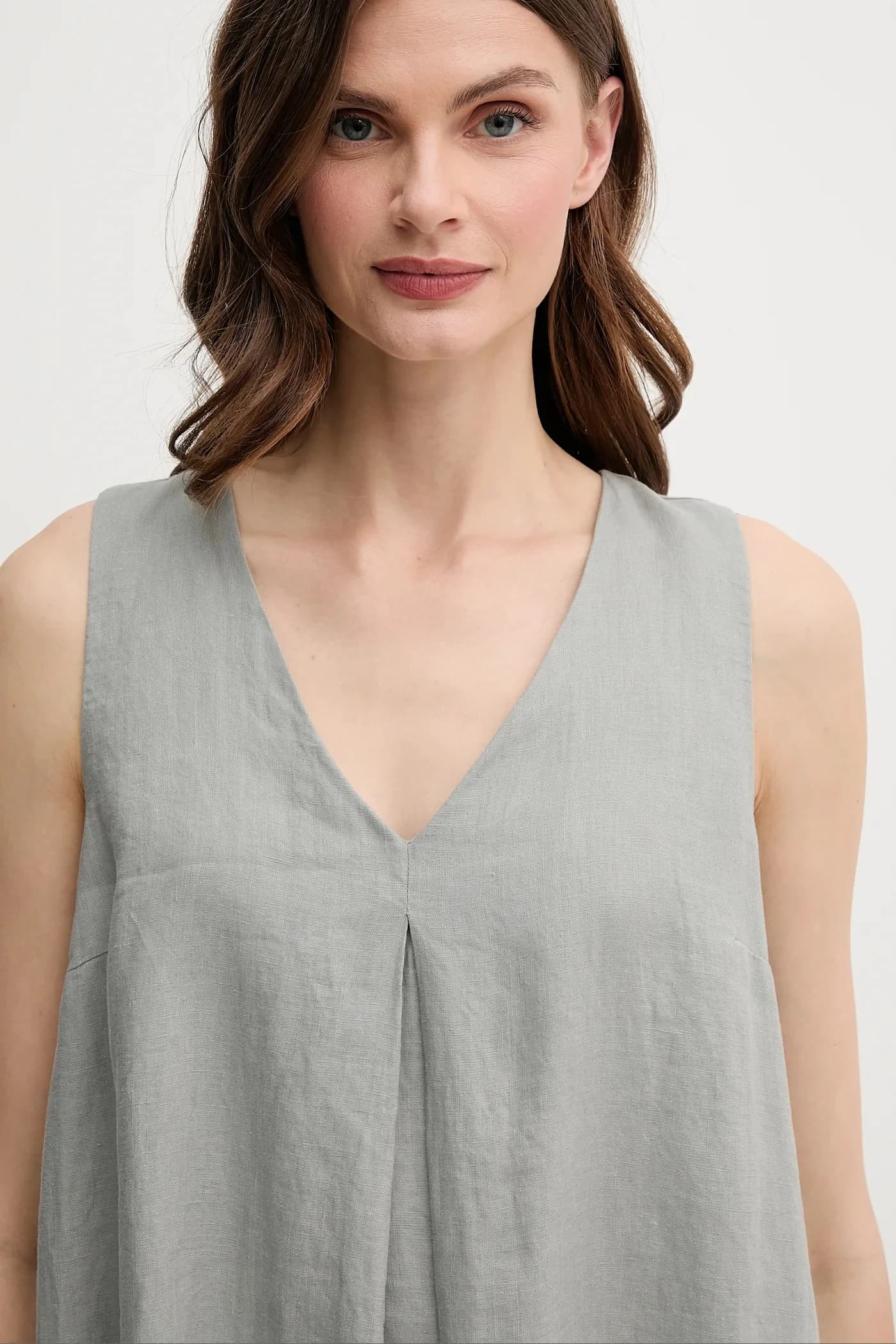 Льняное платье - фото 4