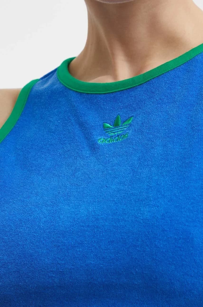 Укороченная майка из махровой ткани - фото 5