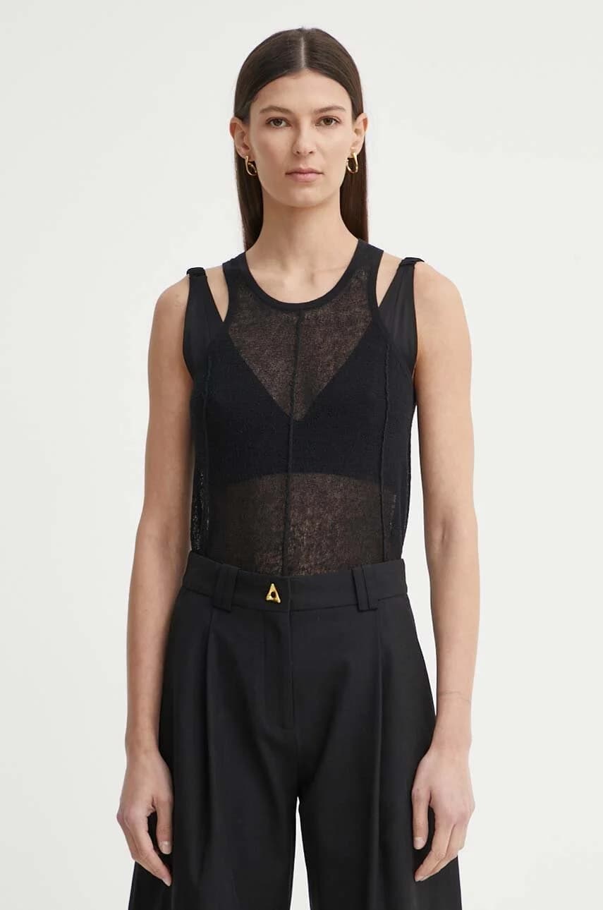 KISMET топ из смесового льна - фото 4