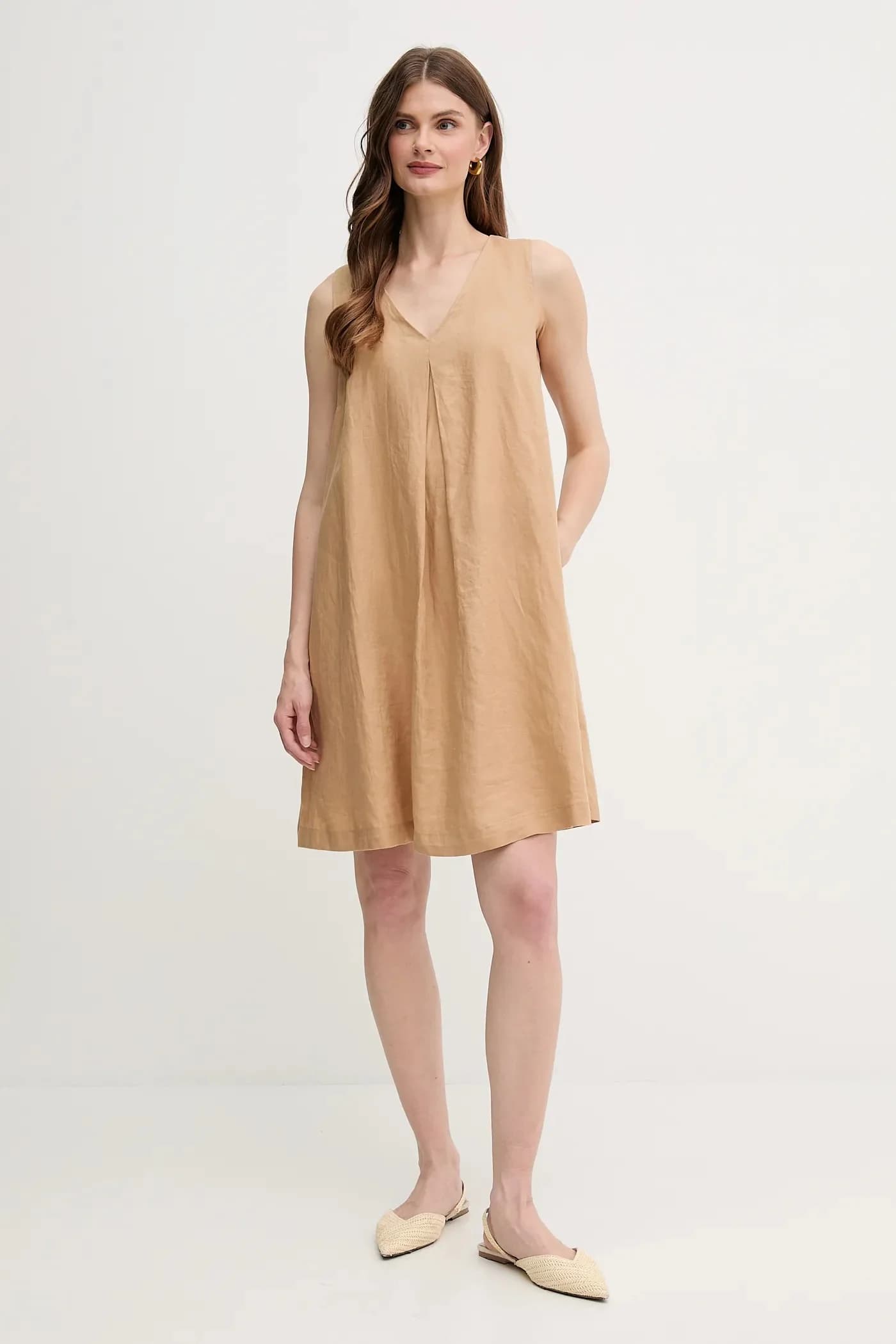 Льняное платье - фото 2