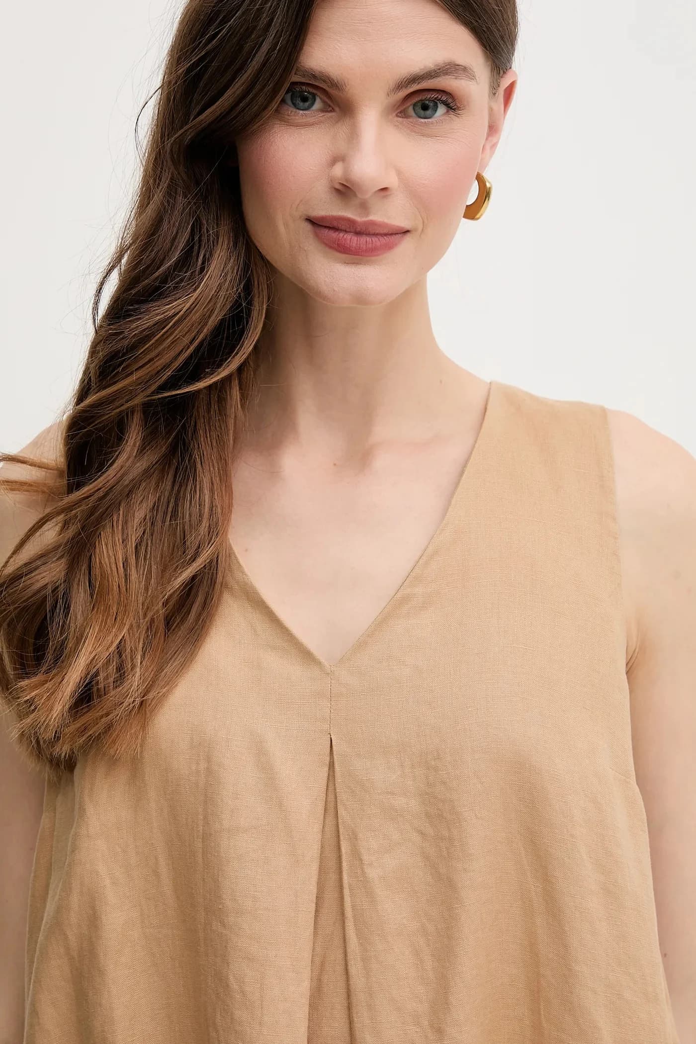 Льняное платье - фото 4