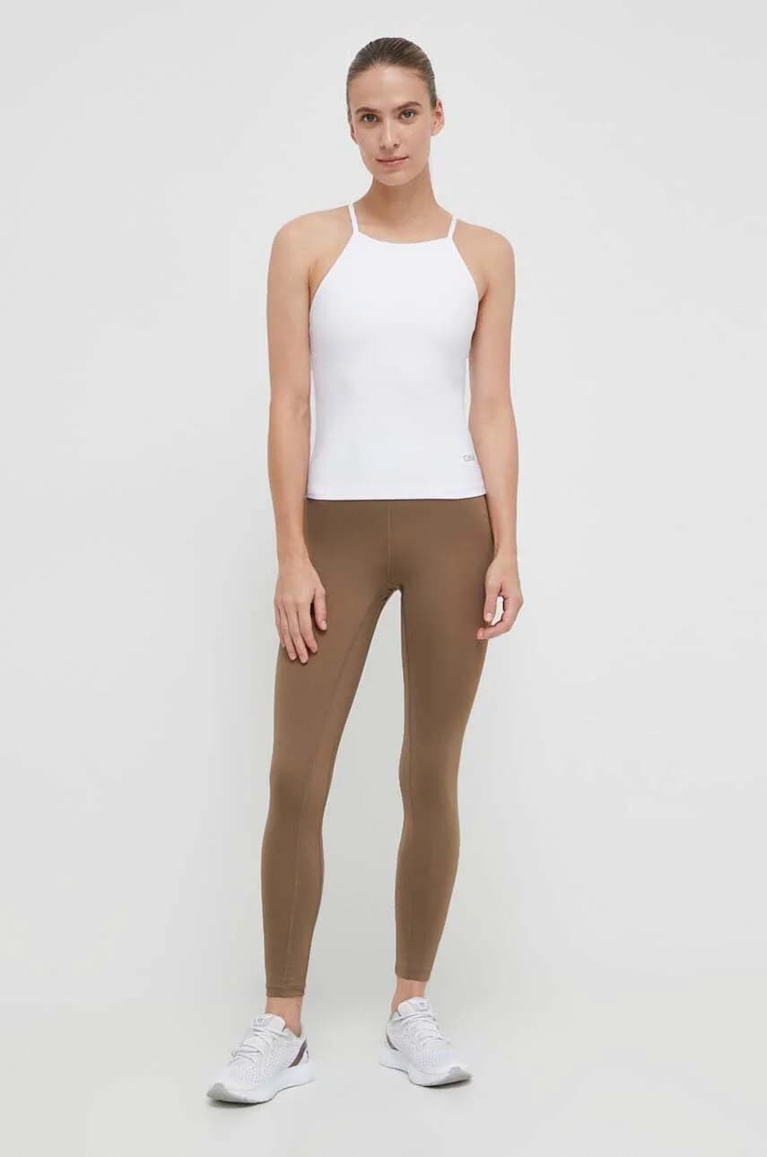 Тренировочный топ со встроенным бюстгальтером - фото 2