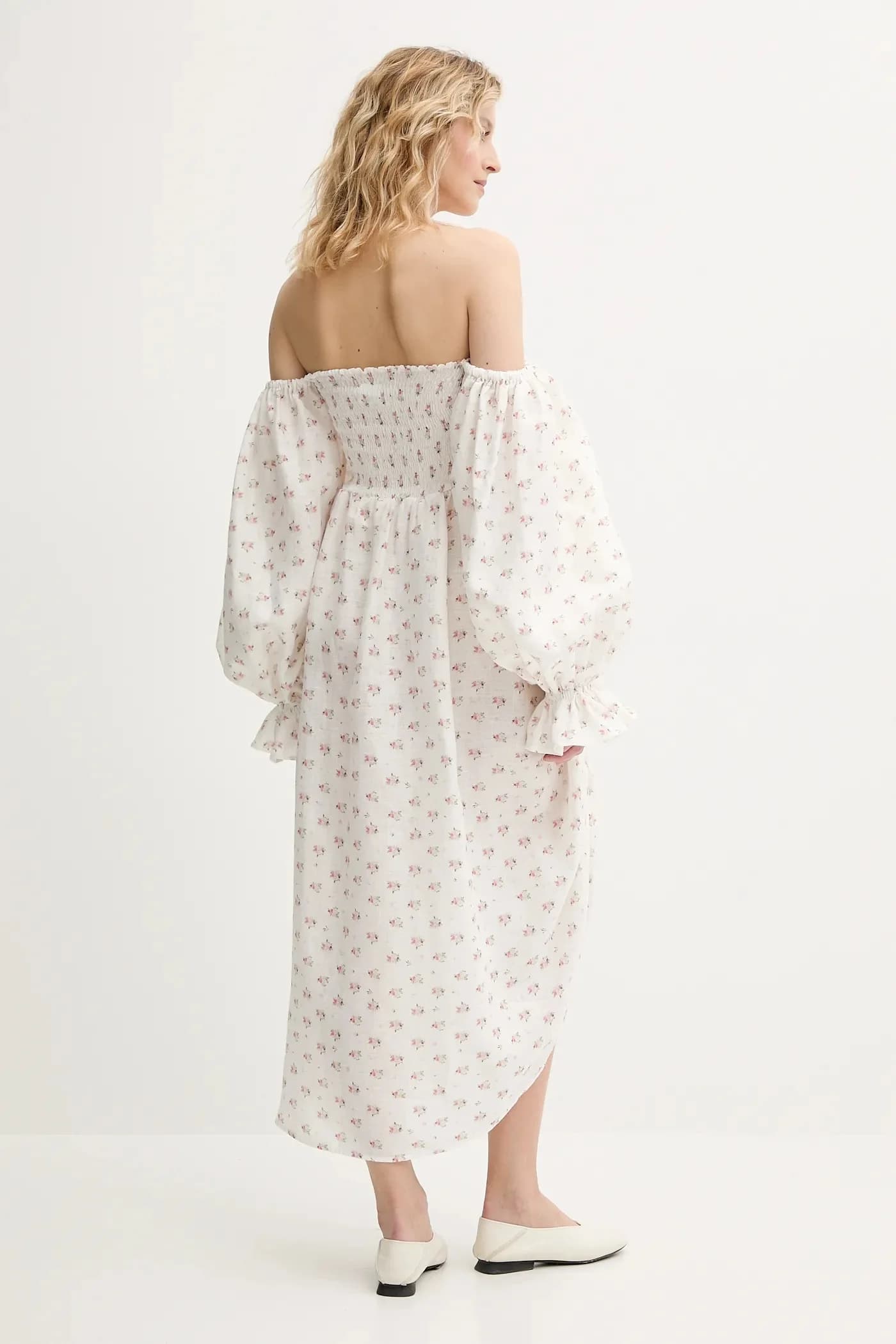 Льняное платье - фото 3