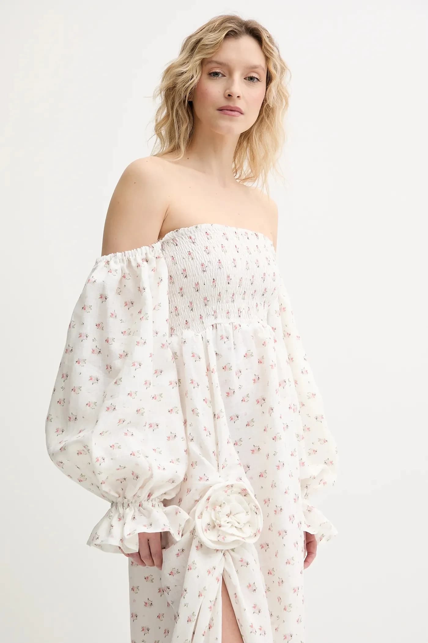 Льняное платье - фото 4