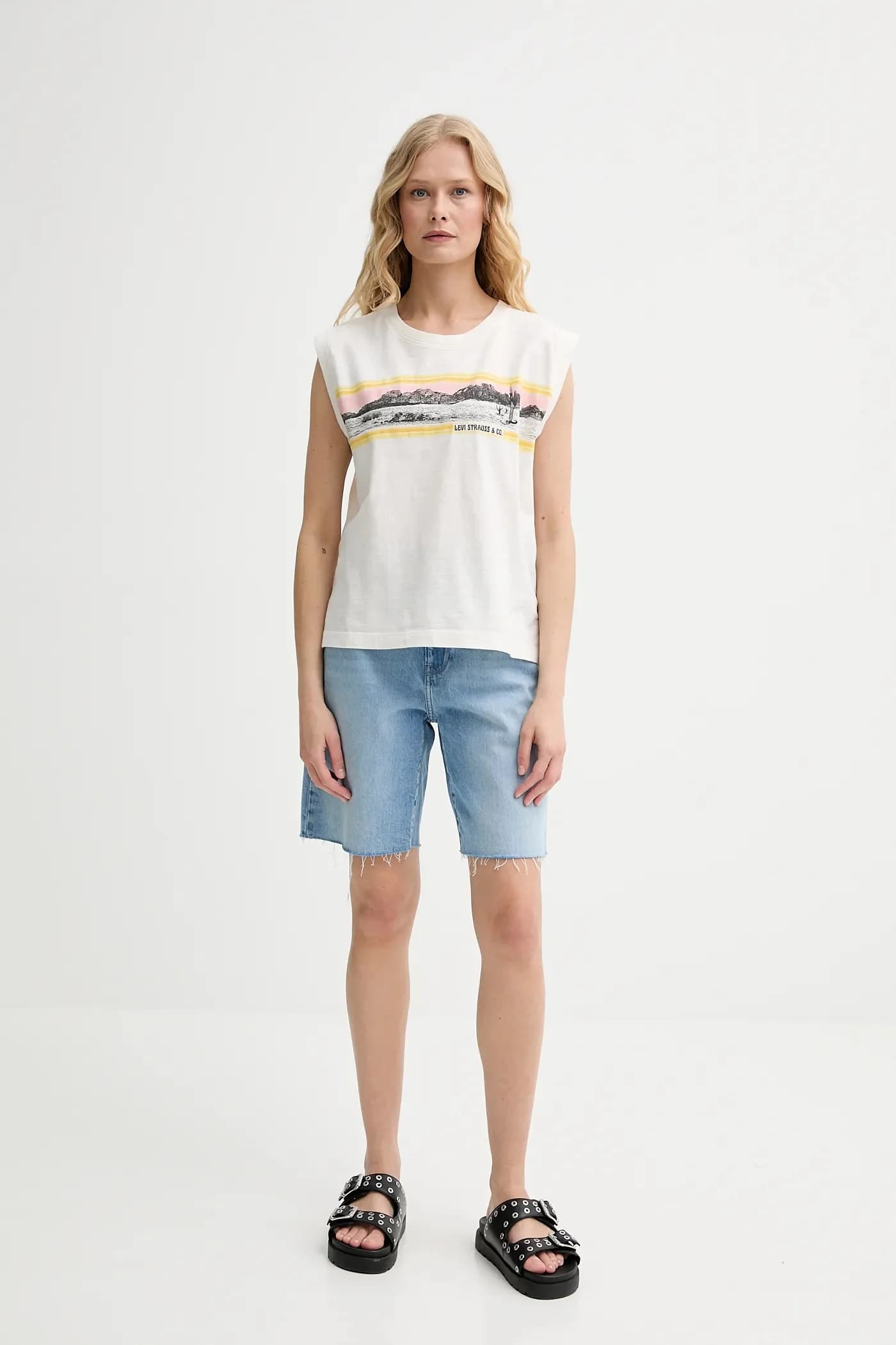 Хлопковый топ GR BOXY TANK - фото 2