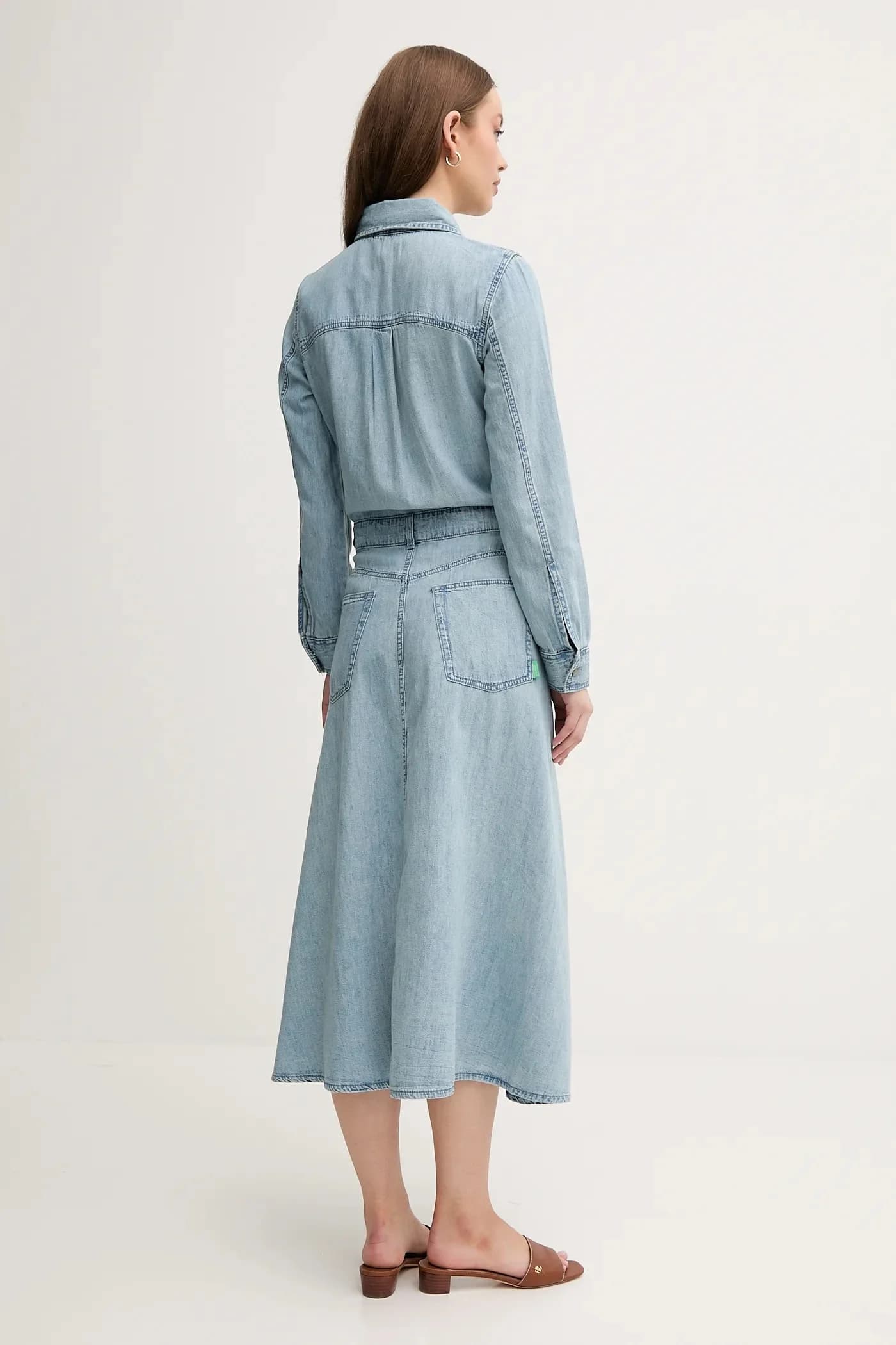 Джинсовое платье - фото 3