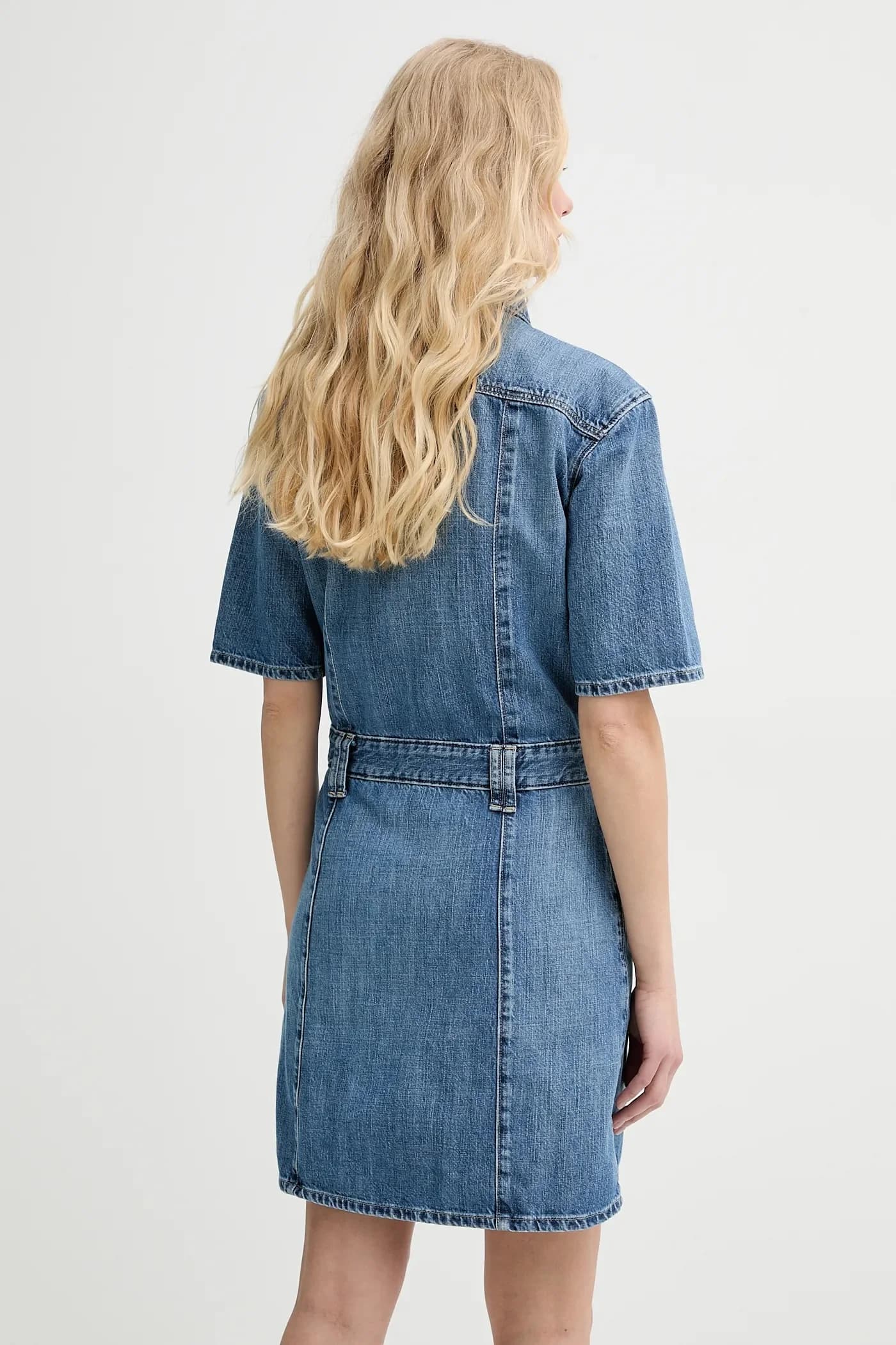 Джинсовое платье - фото 3