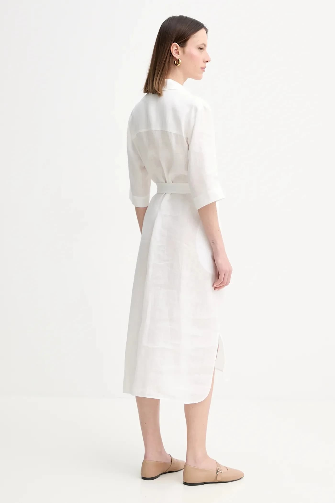 Льняное платье - фото 3