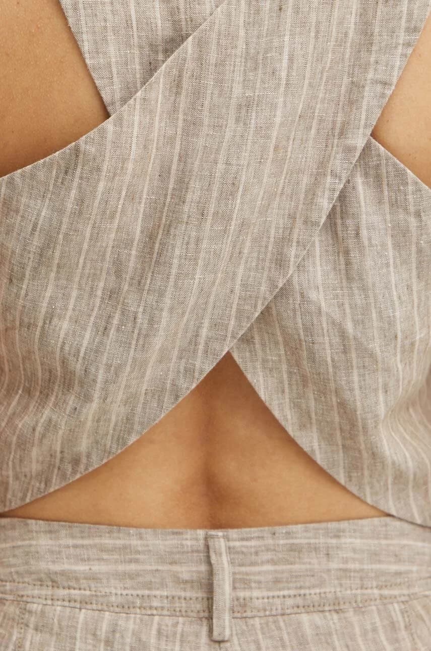 Льняной топ - фото 5