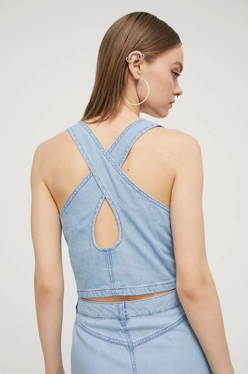 Джинсовый топ - фото 3