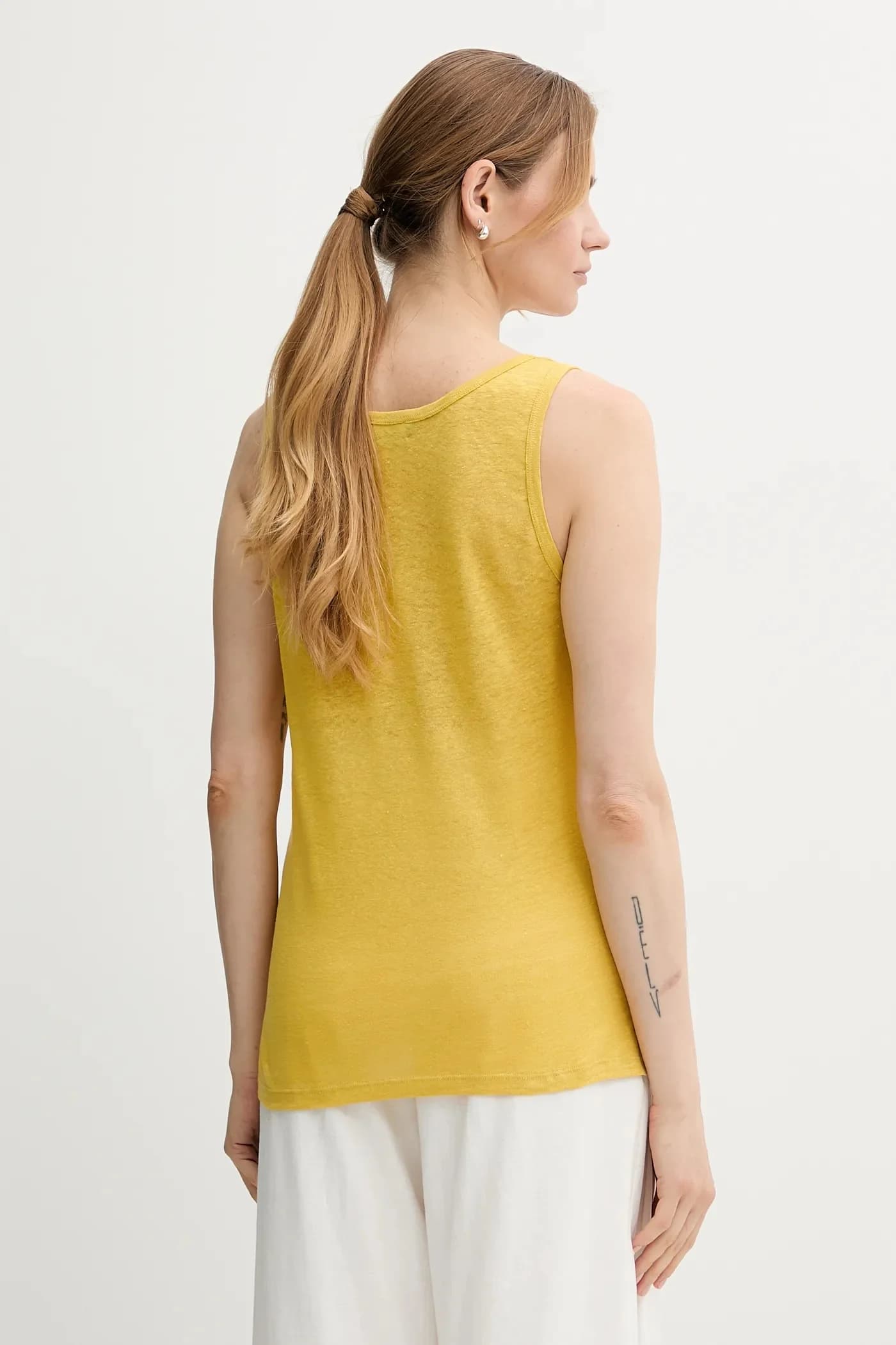 Льняной топ - фото 2