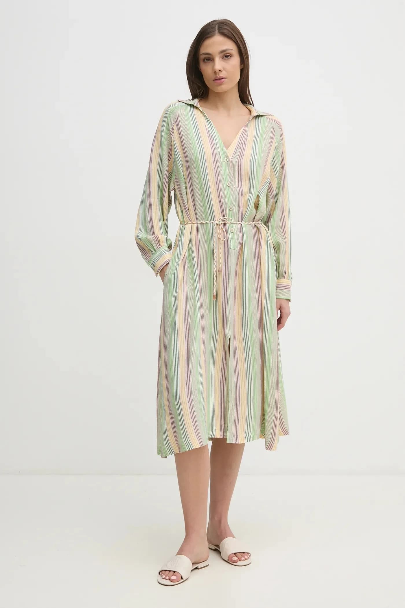 Платье RIVA из смесового льна