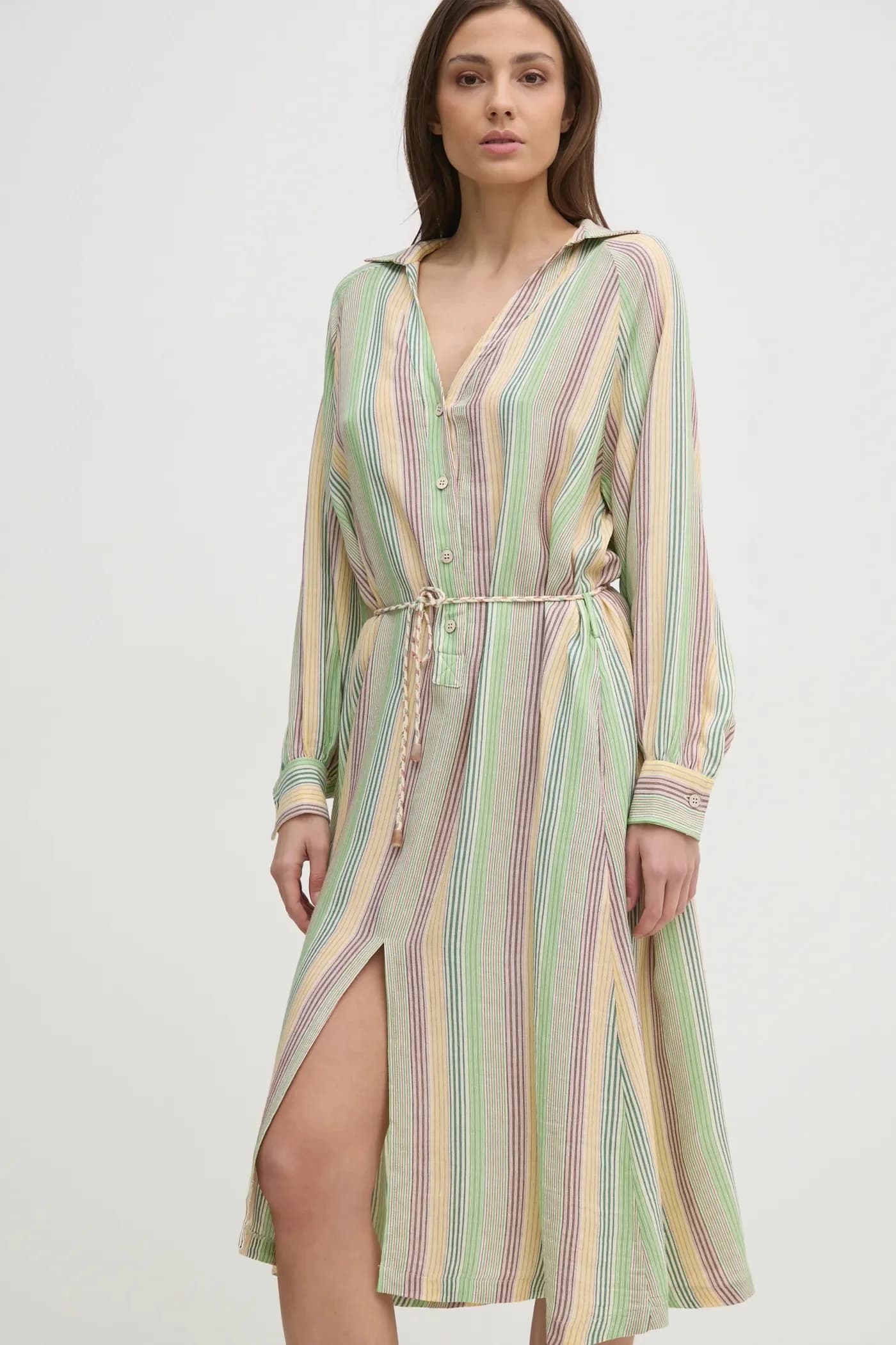 платье RIVA из смесового льна - фото 2