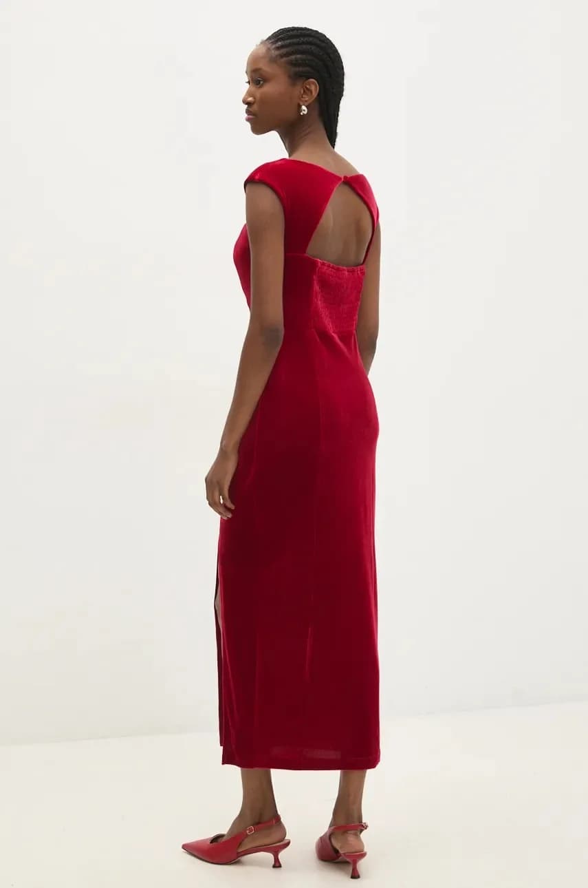 Велюровое платье - фото 3