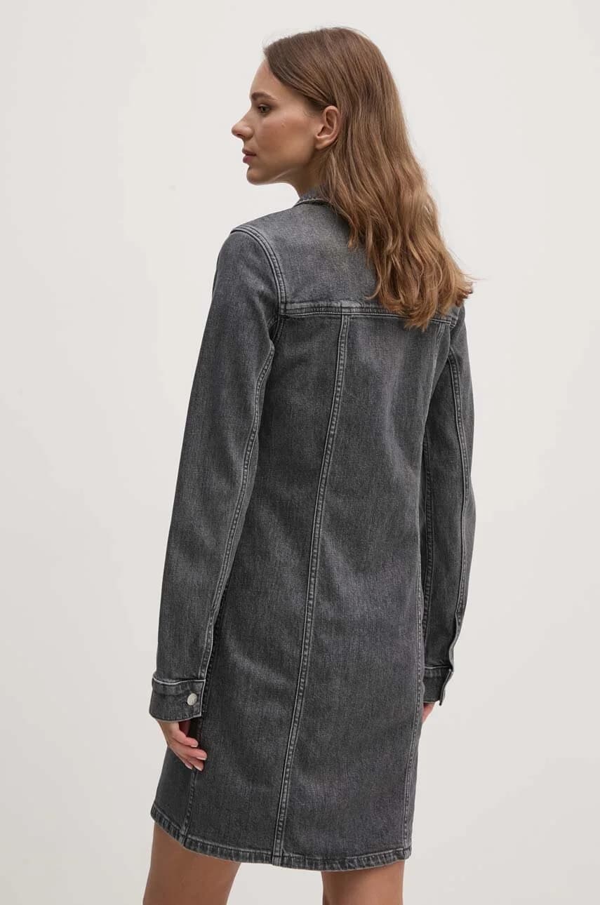 Джинсовое платье - фото 3