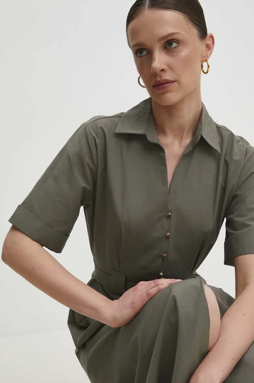 Хлопковое платье - фото 4