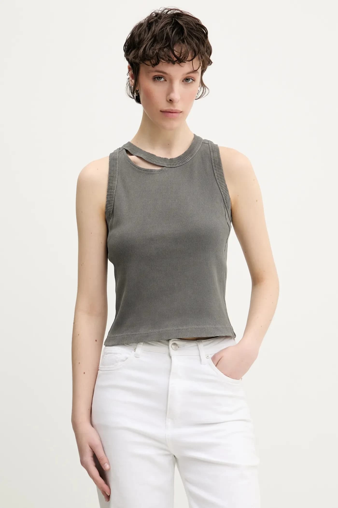 Хлопковая футболка - фото 6