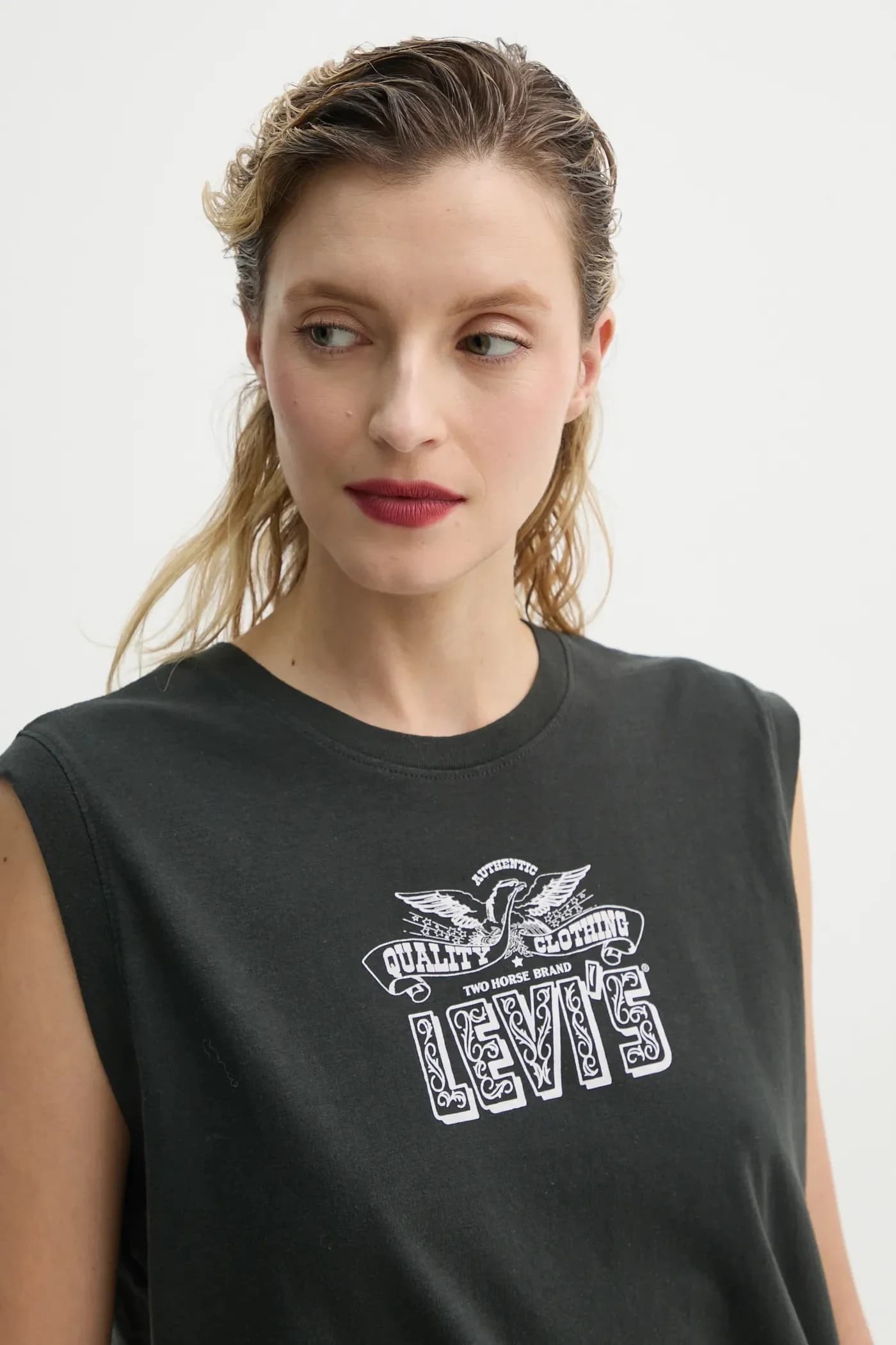 Хлопковый топ GR BOXY TANK - фото 4