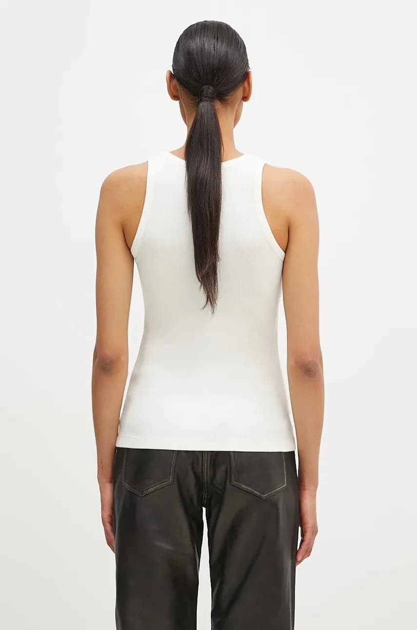 Майка с логотипом в рубчик - фото 3