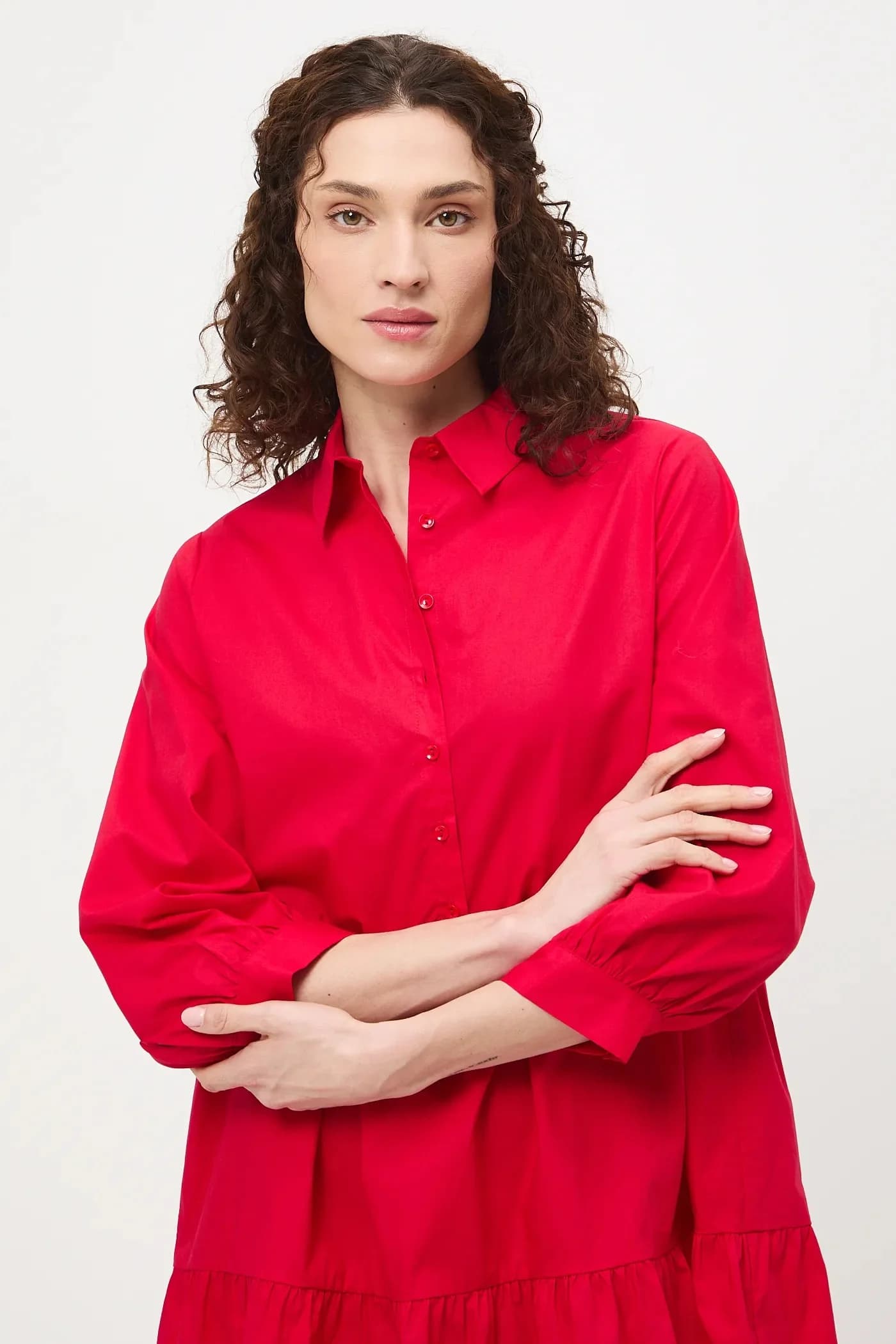 Платье-рубашка - фото 4