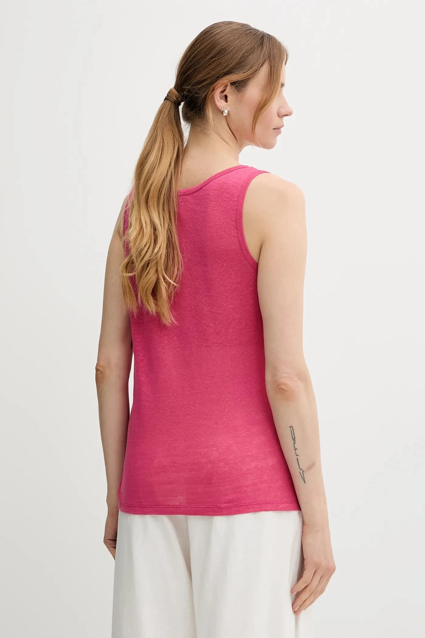 Льняной топ - фото 2