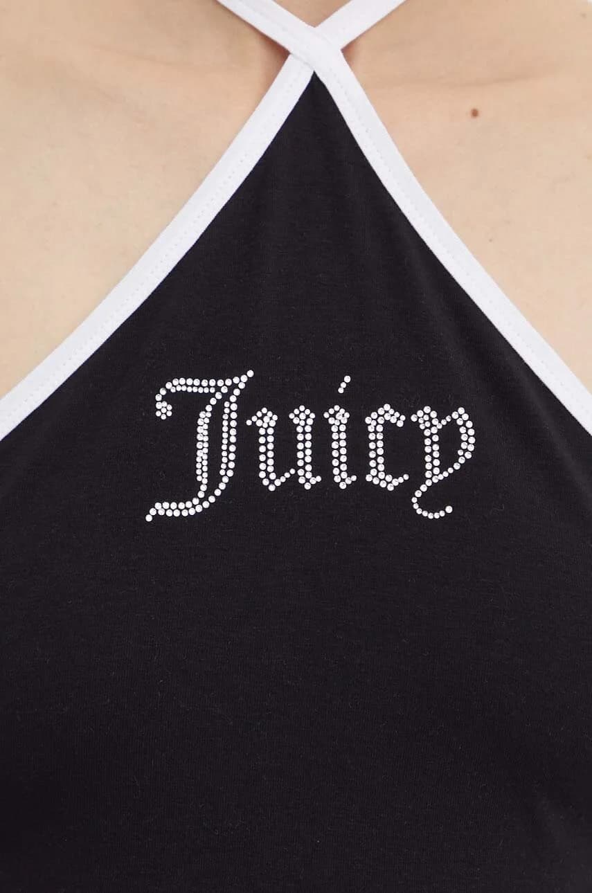 ТОП КОНТРАСТНЫЙ ТОП С ХАЛТЕРОМ С ПЕРЕСЕСТКОЙ - фото 5