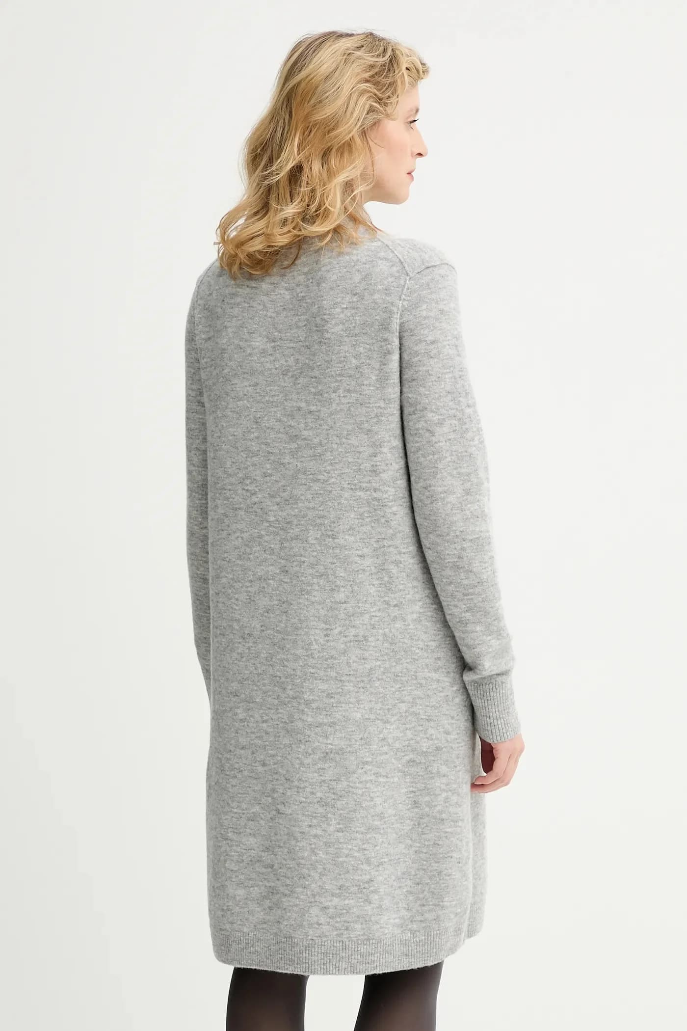 Платье из смесовой шерсти - фото 3